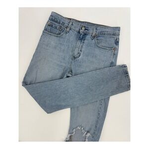 Levis 512‎ Jeans Mens 30x30* Blue Slim Tapered Distressed Light Wash